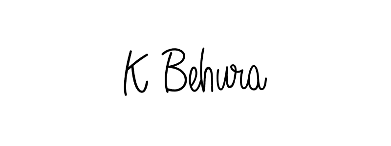 Check out images of Autograph of K Behura name. Actor K Behura Signature Style. Angelique-Rose-font-FFP is a professional sign style online. K Behura signature style 5 images and pictures png