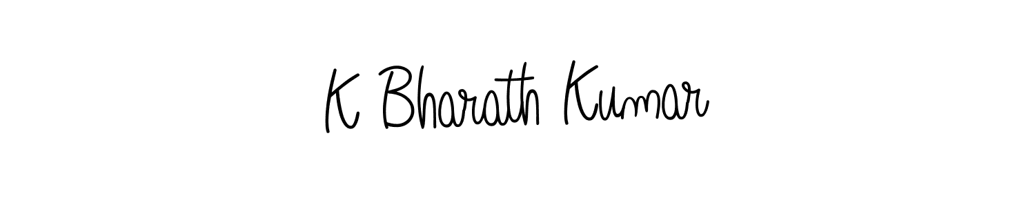 K Bharath Kumar stylish signature style. Best Handwritten Sign (Angelique-Rose-font-FFP) for my name. Handwritten Signature Collection Ideas for my name K Bharath Kumar. K Bharath Kumar signature style 5 images and pictures png