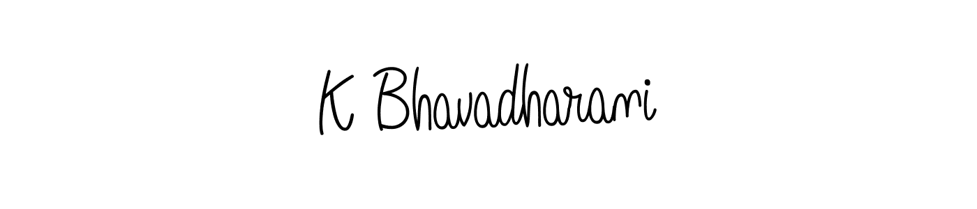 Check out images of Autograph of K Bhavadharani name. Actor K Bhavadharani Signature Style. Angelique-Rose-font-FFP is a professional sign style online. K Bhavadharani signature style 5 images and pictures png