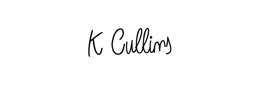 Best and Professional Signature Style for K Cullins. Angelique-Rose-font-FFP Best Signature Style Collection. K Cullins signature style 5 images and pictures png