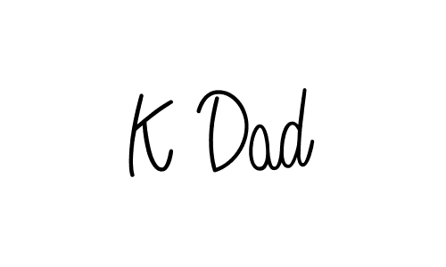 Here are the top 10 professional signature styles for the name K Dad. These are the best autograph styles you can use for your name. K Dad signature style 5 images and pictures png