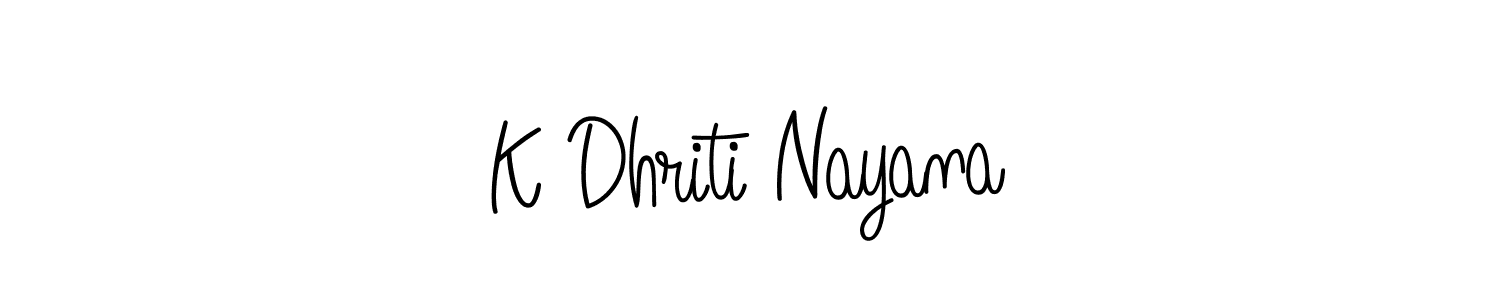 Similarly Angelique-Rose-font-FFP is the best handwritten signature design. Signature creator online .You can use it as an online autograph creator for name K Dhriti Nayana. K Dhriti Nayana signature style 5 images and pictures png