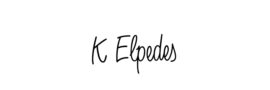 This is the best signature style for the K Elpedes name. Also you like these signature font (Angelique-Rose-font-FFP). Mix name signature. K Elpedes signature style 5 images and pictures png