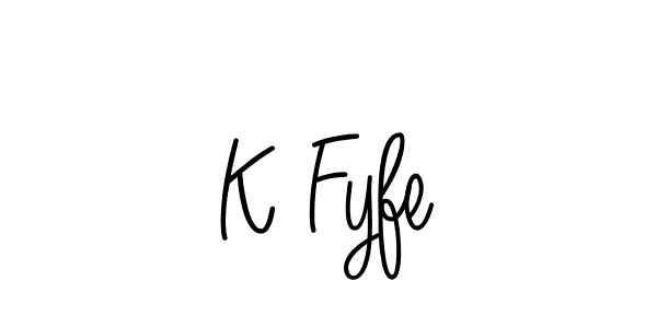 Similarly Angelique-Rose-font-FFP is the best handwritten signature design. Signature creator online .You can use it as an online autograph creator for name K Fyfe. K Fyfe signature style 5 images and pictures png