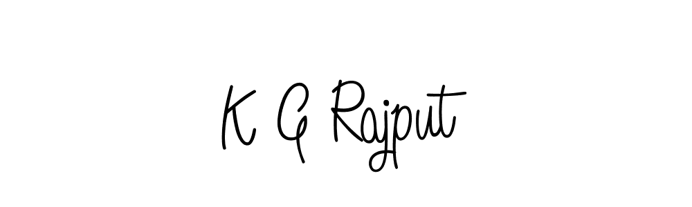 How to Draw K G Rajput signature style? Angelique-Rose-font-FFP is a latest design signature styles for name K G Rajput. K G Rajput signature style 5 images and pictures png