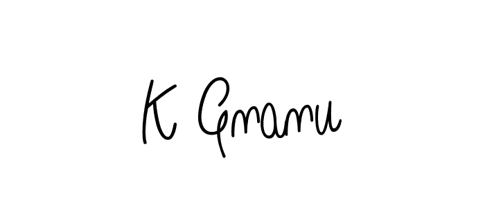 You can use this online signature creator to create a handwritten signature for the name K Gnanu. This is the best online autograph maker. K Gnanu signature style 5 images and pictures png