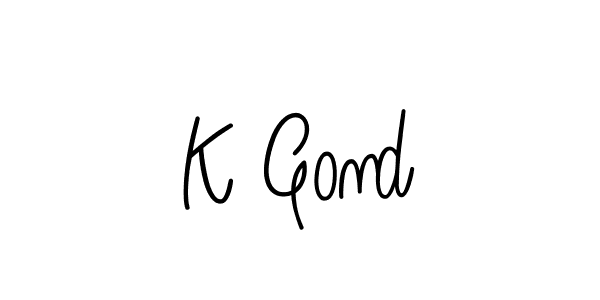 This is the best signature style for the K Gond name. Also you like these signature font (Angelique-Rose-font-FFP). Mix name signature. K Gond signature style 5 images and pictures png