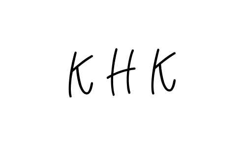 Make a beautiful signature design for name K H K. Use this online signature maker to create a handwritten signature for free. K H K signature style 5 images and pictures png