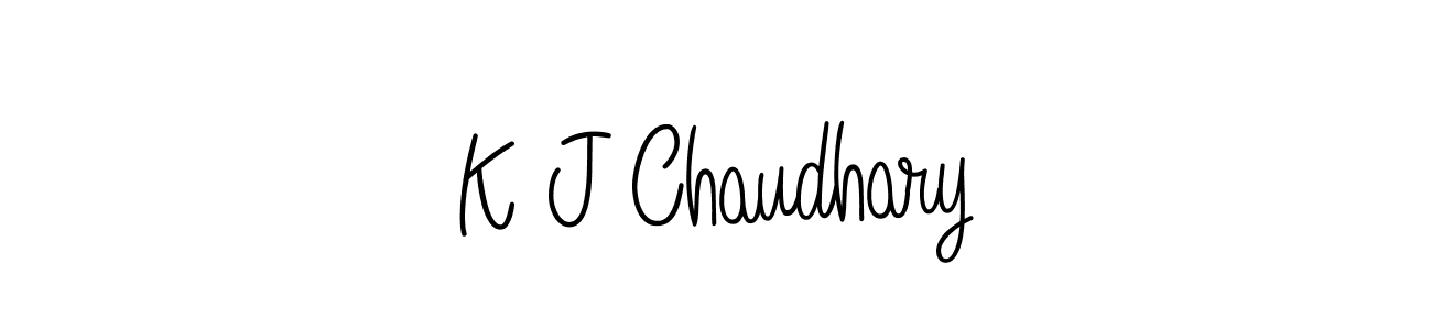 Here are the top 10 professional signature styles for the name K J Chaudhary. These are the best autograph styles you can use for your name. K J Chaudhary signature style 5 images and pictures png