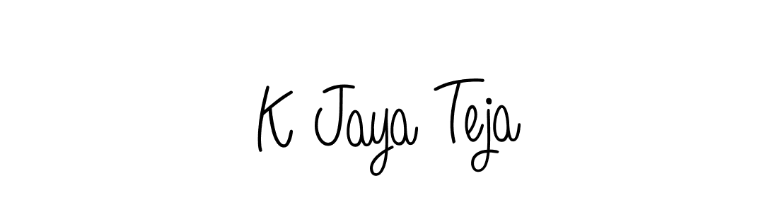 It looks lik you need a new signature style for name K Jaya Teja. Design unique handwritten (Angelique-Rose-font-FFP) signature with our free signature maker in just a few clicks. K Jaya Teja signature style 5 images and pictures png