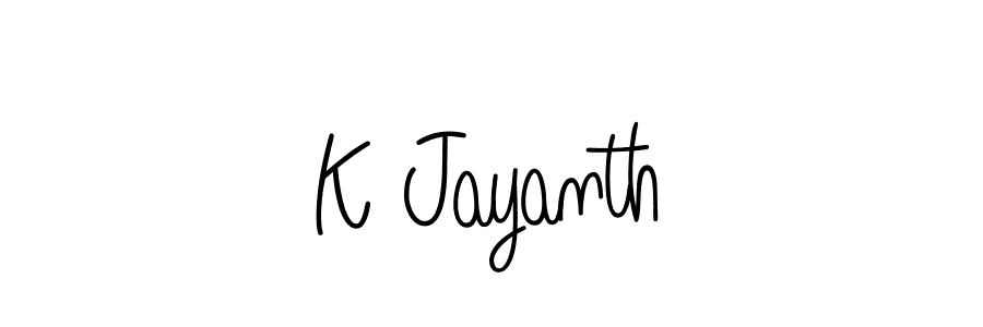 It looks lik you need a new signature style for name K Jayanth. Design unique handwritten (Angelique-Rose-font-FFP) signature with our free signature maker in just a few clicks. K Jayanth signature style 5 images and pictures png