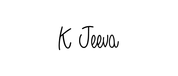 Similarly Angelique-Rose-font-FFP is the best handwritten signature design. Signature creator online .You can use it as an online autograph creator for name K Jeeva. K Jeeva signature style 5 images and pictures png