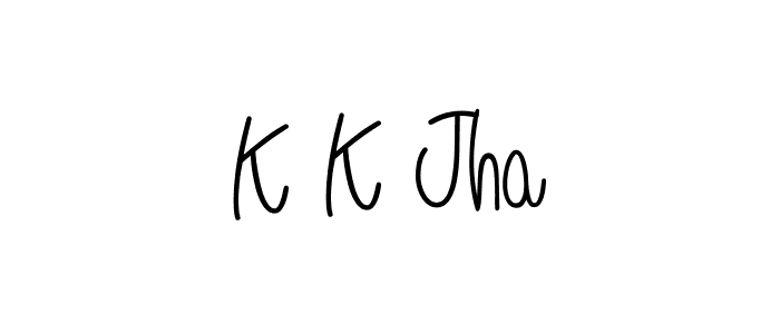 if you are searching for the best signature style for your name K K Jha. so please give up your signature search. here we have designed multiple signature styles  using Angelique-Rose-font-FFP. K K Jha signature style 5 images and pictures png