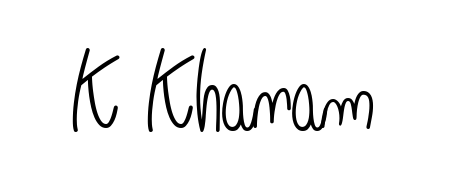 The Angelique-Rose-font-FFP lettering style adds unique flourish to name K Khanam. Stand out with a custom digital autograph made in seconds. K Khanam signature style 5 images and pictures png