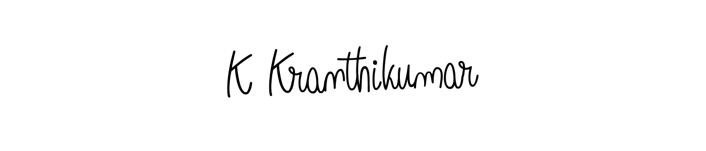 Angelique-Rose-font-FFP is a professional signature style that is perfect for those who want to add a touch of class to their signature. It is also a great choice for those who want to make their signature more unique. Get K Kranthikumar name to fancy signature for free. K Kranthikumar signature style 5 images and pictures png