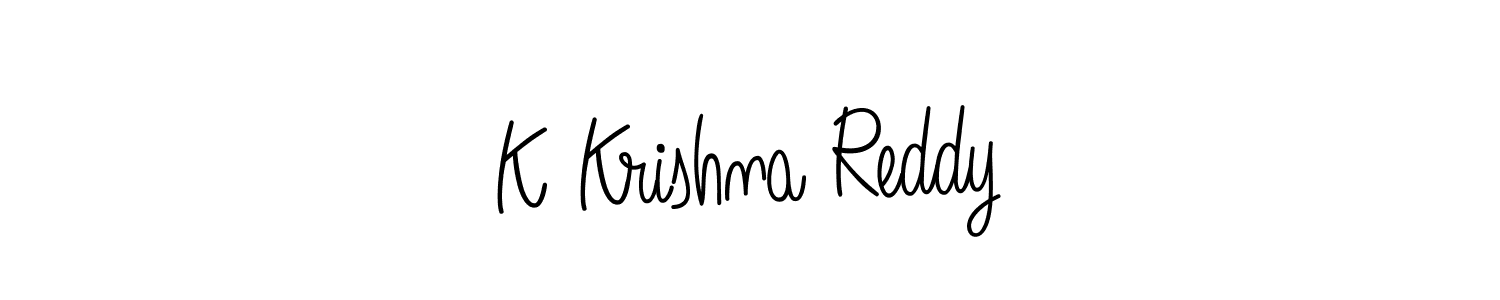 if you are searching for the best signature style for your name K Krishna Reddy. so please give up your signature search. here we have designed multiple signature styles  using Angelique-Rose-font-FFP. K Krishna Reddy signature style 5 images and pictures png