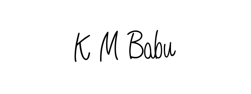 Also You can easily find your signature by using the search form. We will create K M Babu name handwritten signature images for you free of cost using Angelique-Rose-font-FFP sign style. K M Babu signature style 5 images and pictures png