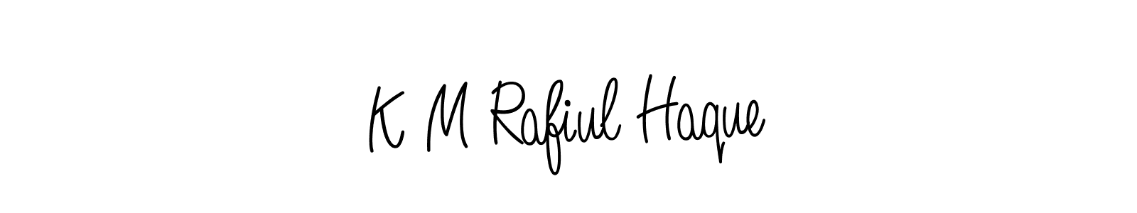 Also You can easily find your signature by using the search form. We will create K M Rafiul Haque name handwritten signature images for you free of cost using Angelique-Rose-font-FFP sign style. K M Rafiul Haque signature style 5 images and pictures png