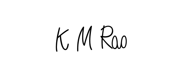 Once you've used our free online signature maker to create your best signature Angelique-Rose-font-FFP style, it's time to enjoy all of the benefits that K M Rao name signing documents. K M Rao signature style 5 images and pictures png