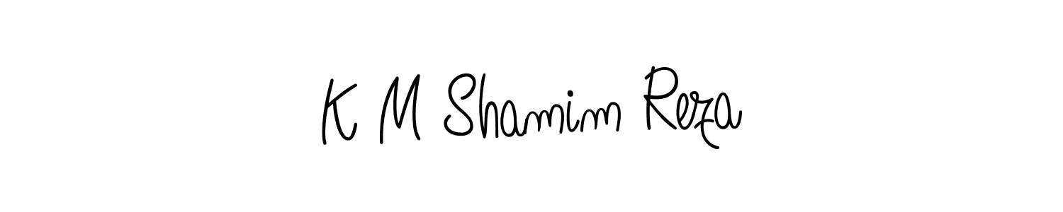 Make a beautiful signature design for name K M Shamim Reza. Use this online signature maker to create a handwritten signature for free. K M Shamim Reza signature style 5 images and pictures png