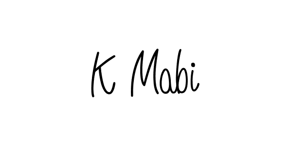 Best and Professional Signature Style for K Mabi. Angelique-Rose-font-FFP Best Signature Style Collection. K Mabi signature style 5 images and pictures png