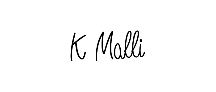 Angelique-Rose-font-FFP is a professional signature style that is perfect for those who want to add a touch of class to their signature. It is also a great choice for those who want to make their signature more unique. Get K Malli name to fancy signature for free. K Malli signature style 5 images and pictures png