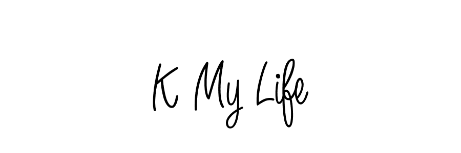 How to make K My Life signature? Angelique-Rose-font-FFP is a professional autograph style. Create handwritten signature for K My Life name. K My Life signature style 5 images and pictures png