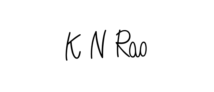 Best and Professional Signature Style for K N Rao. Angelique-Rose-font-FFP Best Signature Style Collection. K N Rao signature style 5 images and pictures png