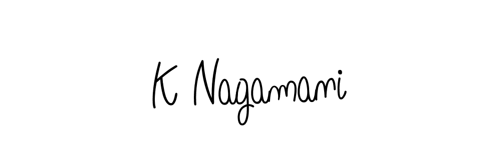 How to Draw K Nagamani signature style? Angelique-Rose-font-FFP is a latest design signature styles for name K Nagamani. K Nagamani signature style 5 images and pictures png