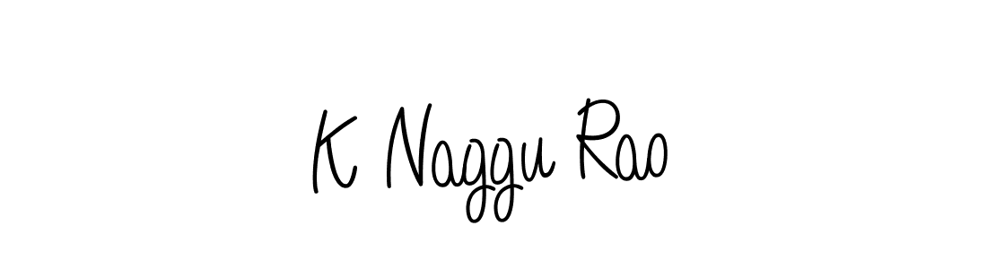 Also we have K Naggu Rao name is the best signature style. Create professional handwritten signature collection using Angelique-Rose-font-FFP autograph style. K Naggu Rao signature style 5 images and pictures png