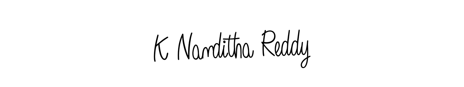 Best and Professional Signature Style for K Nanditha Reddy. Angelique-Rose-font-FFP Best Signature Style Collection. K Nanditha Reddy signature style 5 images and pictures png
