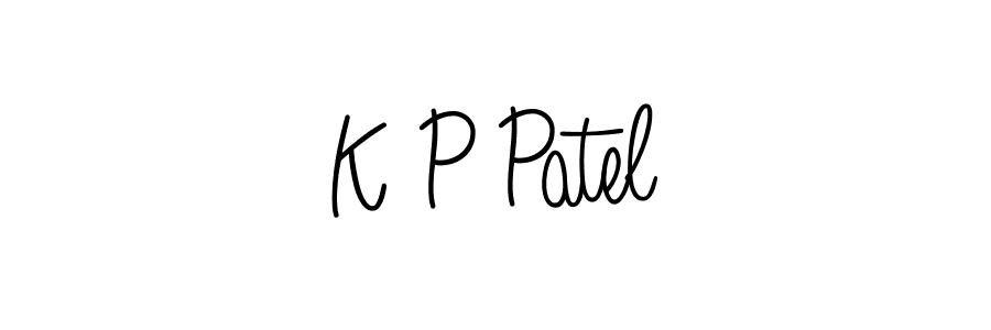 Also we have K P Patel name is the best signature style. Create professional handwritten signature collection using Angelique-Rose-font-FFP autograph style. K P Patel signature style 5 images and pictures png