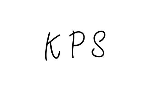 K P S stylish signature style. Best Handwritten Sign (Angelique-Rose-font-FFP) for my name. Handwritten Signature Collection Ideas for my name K P S. K P S signature style 5 images and pictures png