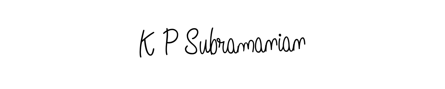 Here are the top 10 professional signature styles for the name K P Subramanian. These are the best autograph styles you can use for your name. K P Subramanian signature style 5 images and pictures png