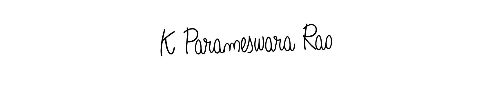Also we have K Parameswara Rao name is the best signature style. Create professional handwritten signature collection using Angelique-Rose-font-FFP autograph style. K Parameswara Rao signature style 5 images and pictures png