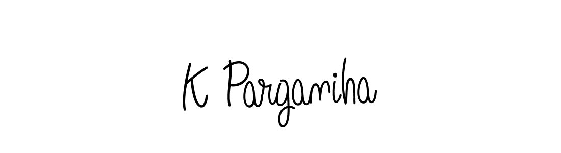 Make a short K Parganiha signature style. Manage your documents anywhere anytime using Angelique-Rose-font-FFP. Create and add eSignatures, submit forms, share and send files easily. K Parganiha signature style 5 images and pictures png