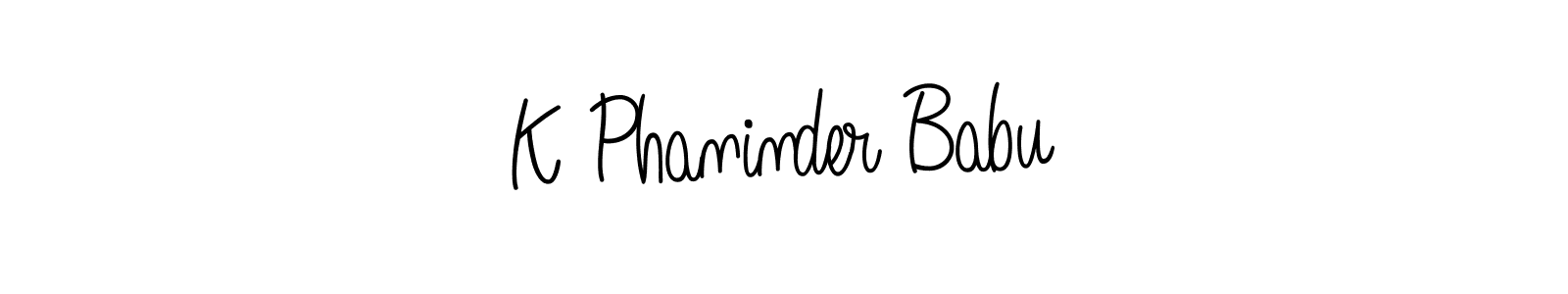 Check out images of Autograph of K Phaninder Babu name. Actor K Phaninder Babu Signature Style. Angelique-Rose-font-FFP is a professional sign style online. K Phaninder Babu signature style 5 images and pictures png