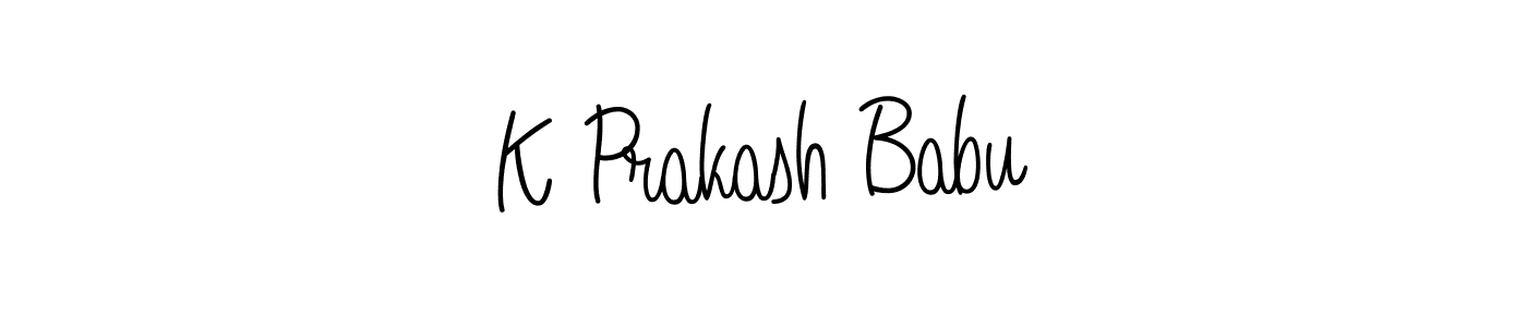 This is the best signature style for the K Prakash Babu name. Also you like these signature font (Angelique-Rose-font-FFP). Mix name signature. K Prakash Babu signature style 5 images and pictures png