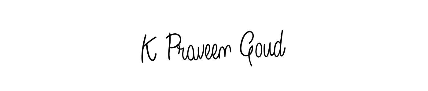 How to Draw K Praveen Goud signature style? Angelique-Rose-font-FFP is a latest design signature styles for name K Praveen Goud. K Praveen Goud signature style 5 images and pictures png