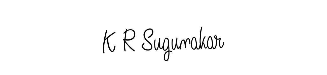 You can use this online signature creator to create a handwritten signature for the name K R Sugunakar. This is the best online autograph maker. K R Sugunakar signature style 5 images and pictures png