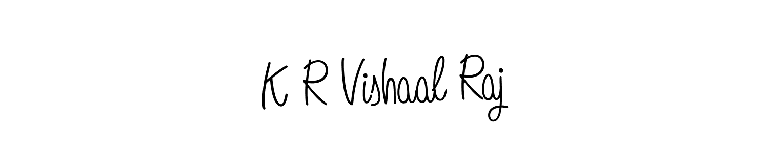 Similarly Angelique-Rose-font-FFP is the best handwritten signature design. Signature creator online .You can use it as an online autograph creator for name K R Vishaal Raj. K R Vishaal Raj signature style 5 images and pictures png