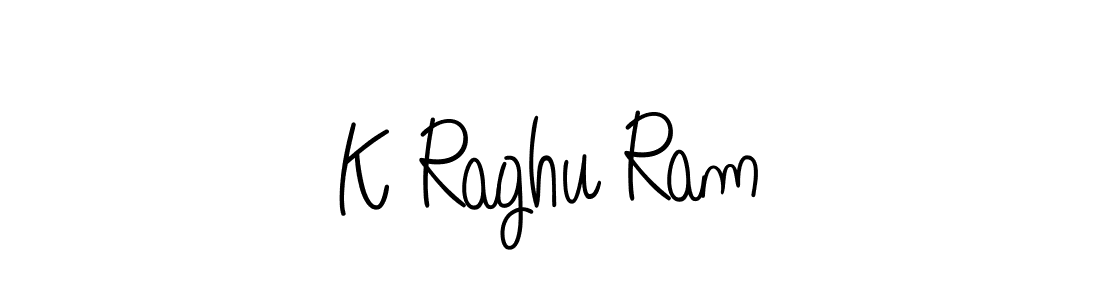 Make a beautiful signature design for name K Raghu Ram. Use this online signature maker to create a handwritten signature for free. K Raghu Ram signature style 5 images and pictures png