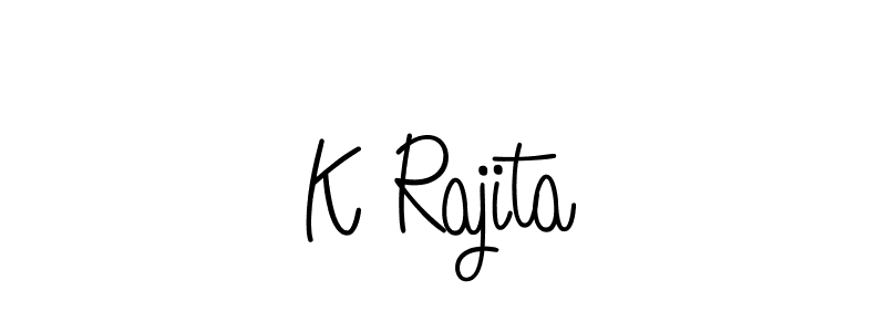 Similarly Angelique-Rose-font-FFP is the best handwritten signature design. Signature creator online .You can use it as an online autograph creator for name K Rajita. K Rajita signature style 5 images and pictures png
