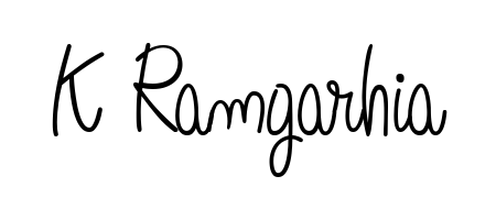 A timeless handwritten aesthetic for K Ramgarhia. The Angelique-Rose-font-FFP font gives your signature a handcrafted feel with natural curves. K Ramgarhia signature style 5 images and pictures png
