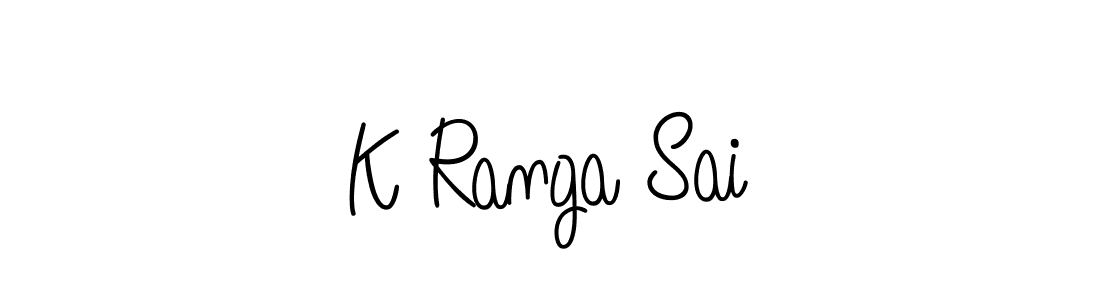 How to Draw K Ranga Sai signature style? Angelique-Rose-font-FFP is a latest design signature styles for name K Ranga Sai. K Ranga Sai signature style 5 images and pictures png