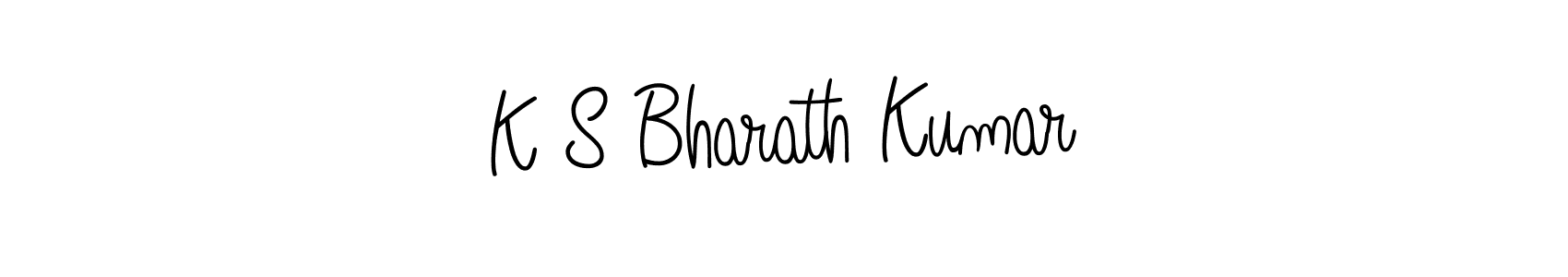 Make a beautiful signature design for name K S Bharath Kumar. Use this online signature maker to create a handwritten signature for free. K S Bharath Kumar signature style 5 images and pictures png