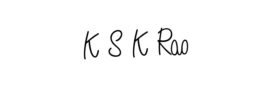 Check out images of Autograph of K S K Rao name. Actor K S K Rao Signature Style. Angelique-Rose-font-FFP is a professional sign style online. K S K Rao signature style 5 images and pictures png
