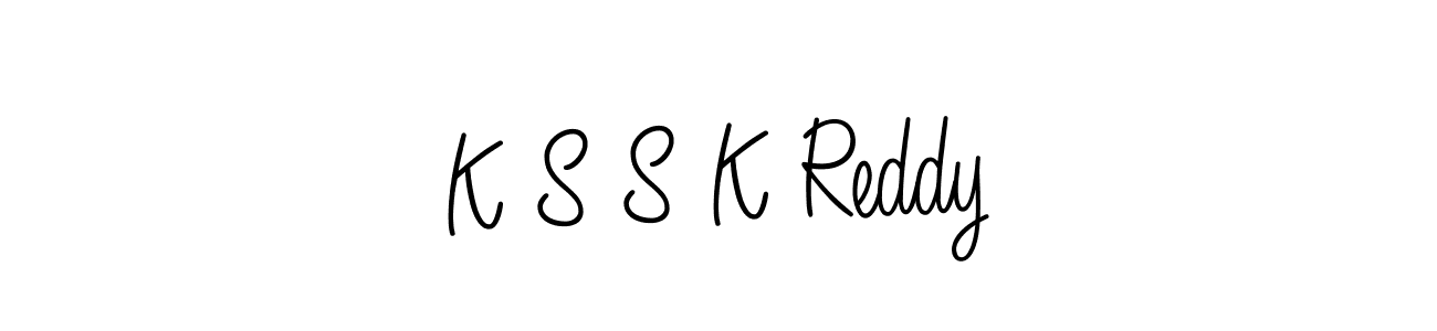 Create a beautiful signature design for name K S S K Reddy. With this signature (Angelique-Rose-font-FFP) fonts, you can make a handwritten signature for free. K S S K Reddy signature style 5 images and pictures png