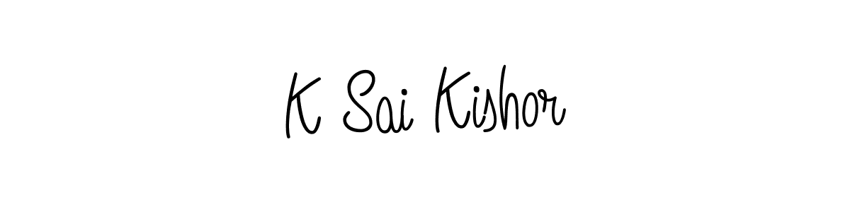 It looks lik you need a new signature style for name K Sai Kishor. Design unique handwritten (Angelique-Rose-font-FFP) signature with our free signature maker in just a few clicks. K Sai Kishor signature style 5 images and pictures png