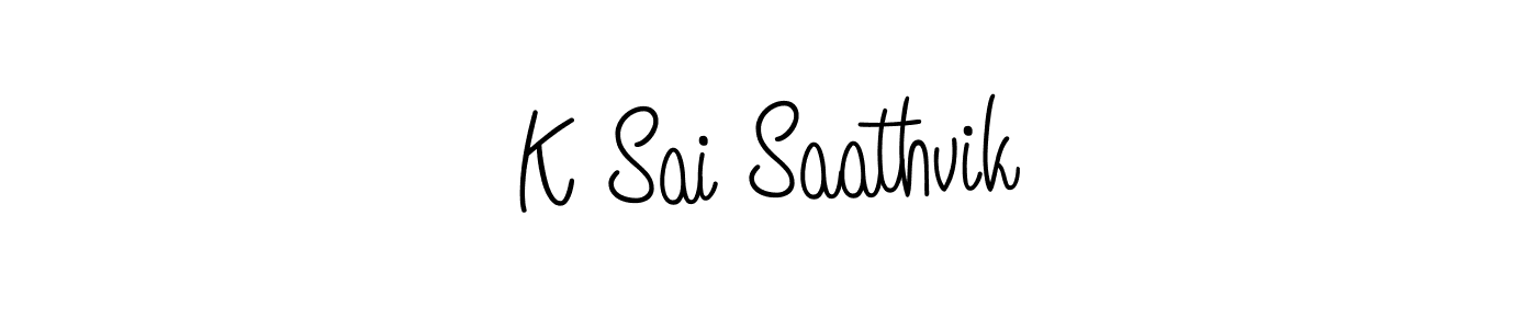 Make a short K Sai Saathvik signature style. Manage your documents anywhere anytime using Angelique-Rose-font-FFP. Create and add eSignatures, submit forms, share and send files easily. K Sai Saathvik signature style 5 images and pictures png